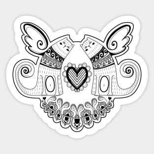 Cat-angels Sticker